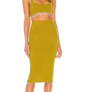 Tularosa Pear Green Skirt and Top Set